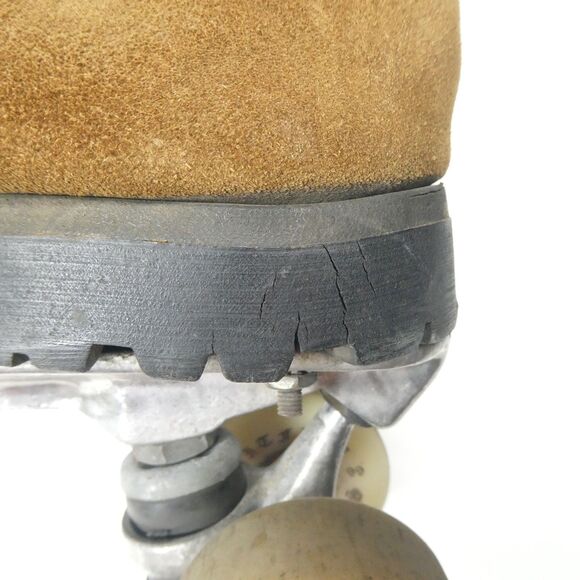 Leather Roller Skates Vintage Handpainted Tigers Sure Grip Super X7L Plates main image 7